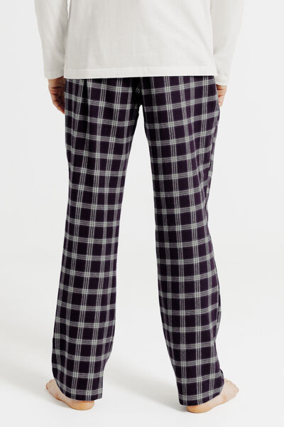 Ensemble pyjama en flanelle &agrave; carreaux