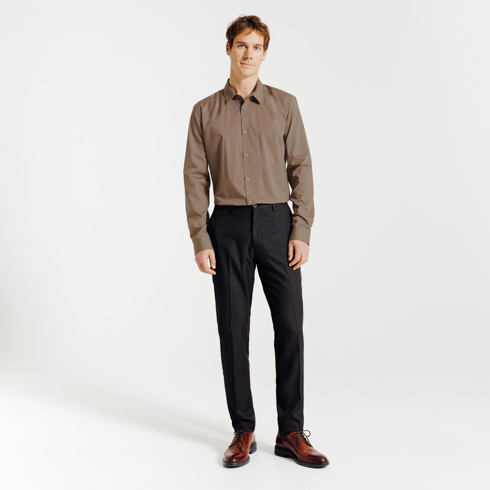 Chemise regular unie