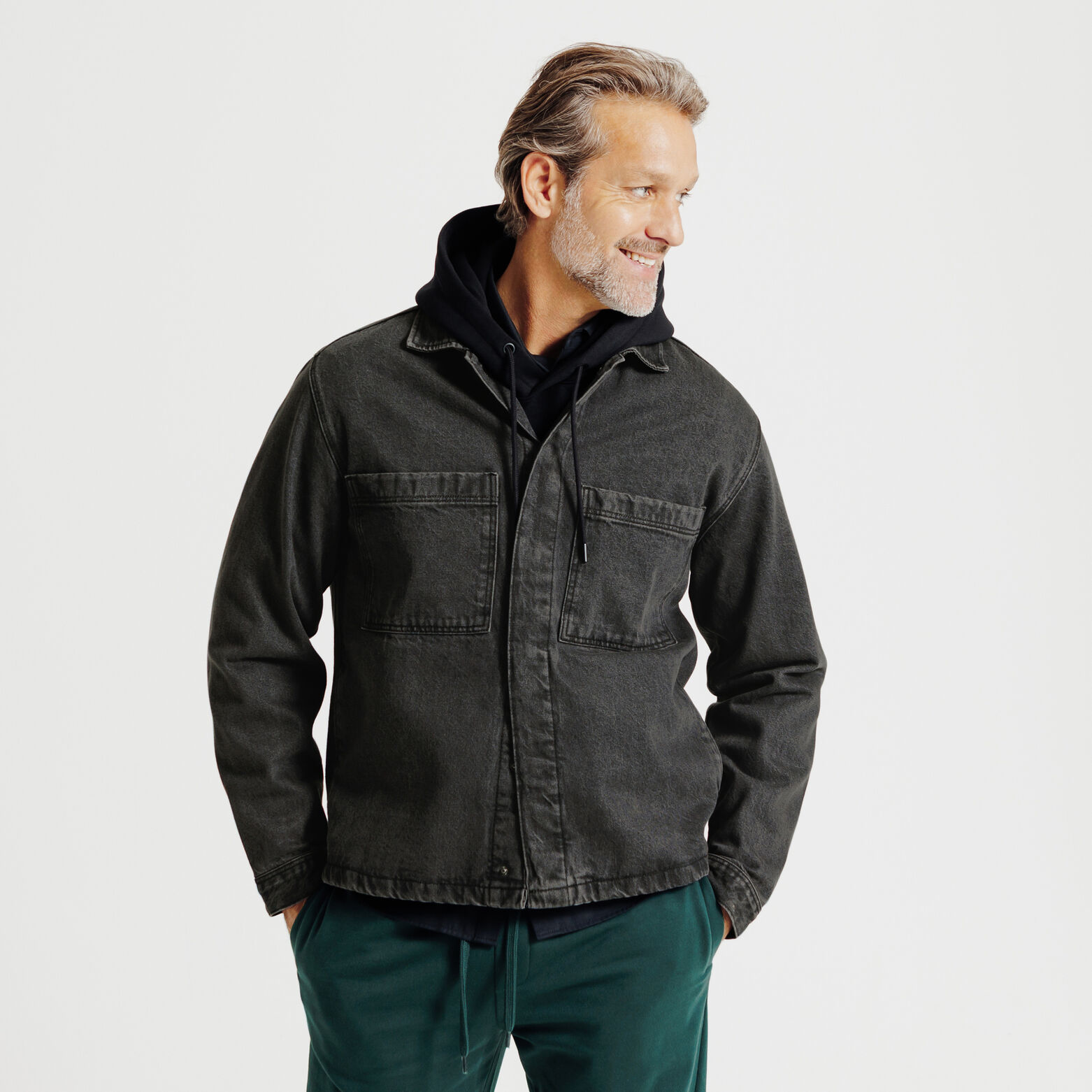 Vest in katoen voor tussenseizoen