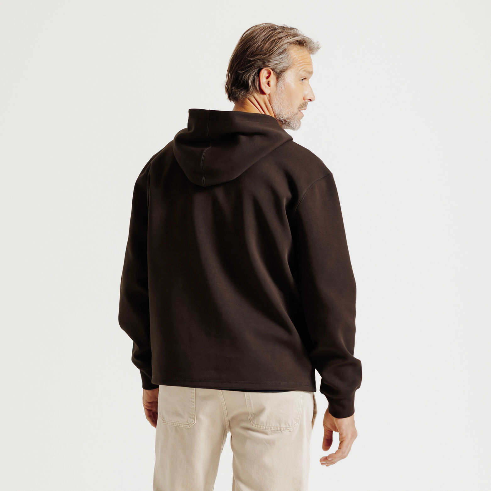 Sweat &agrave; capuche zipp&eacute; cordons