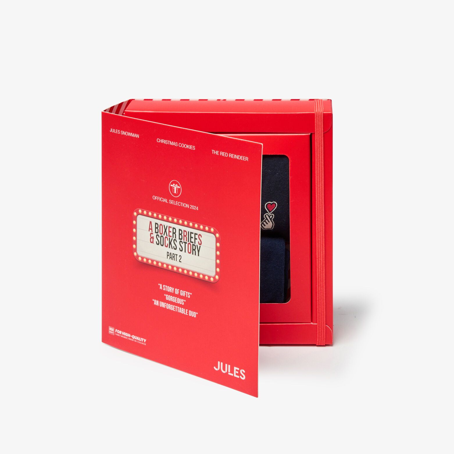 Coffret version anglaise boxer et chaussettes