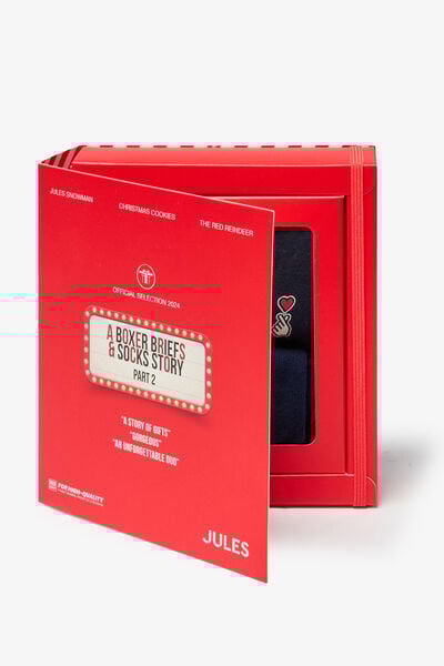 Box engelse versie met boxer en fantasiesokken