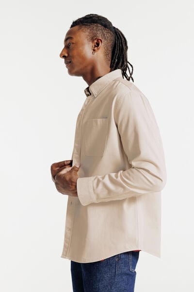 Chemise en coton unie