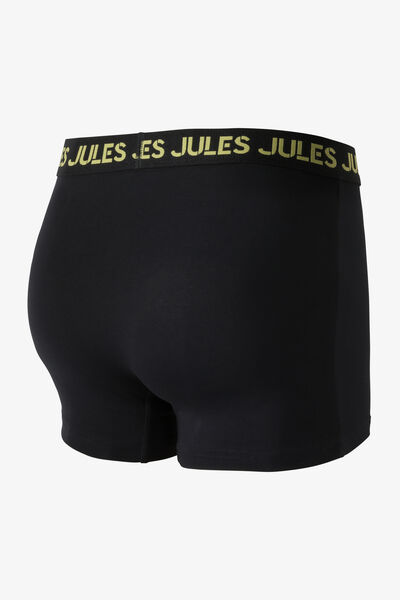 Boxer en coton avec ceinture color&eacute;e