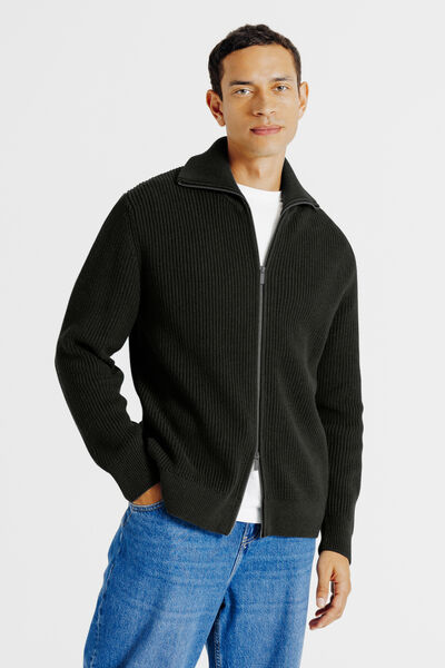 Gilet zipp&eacute; col camionneur