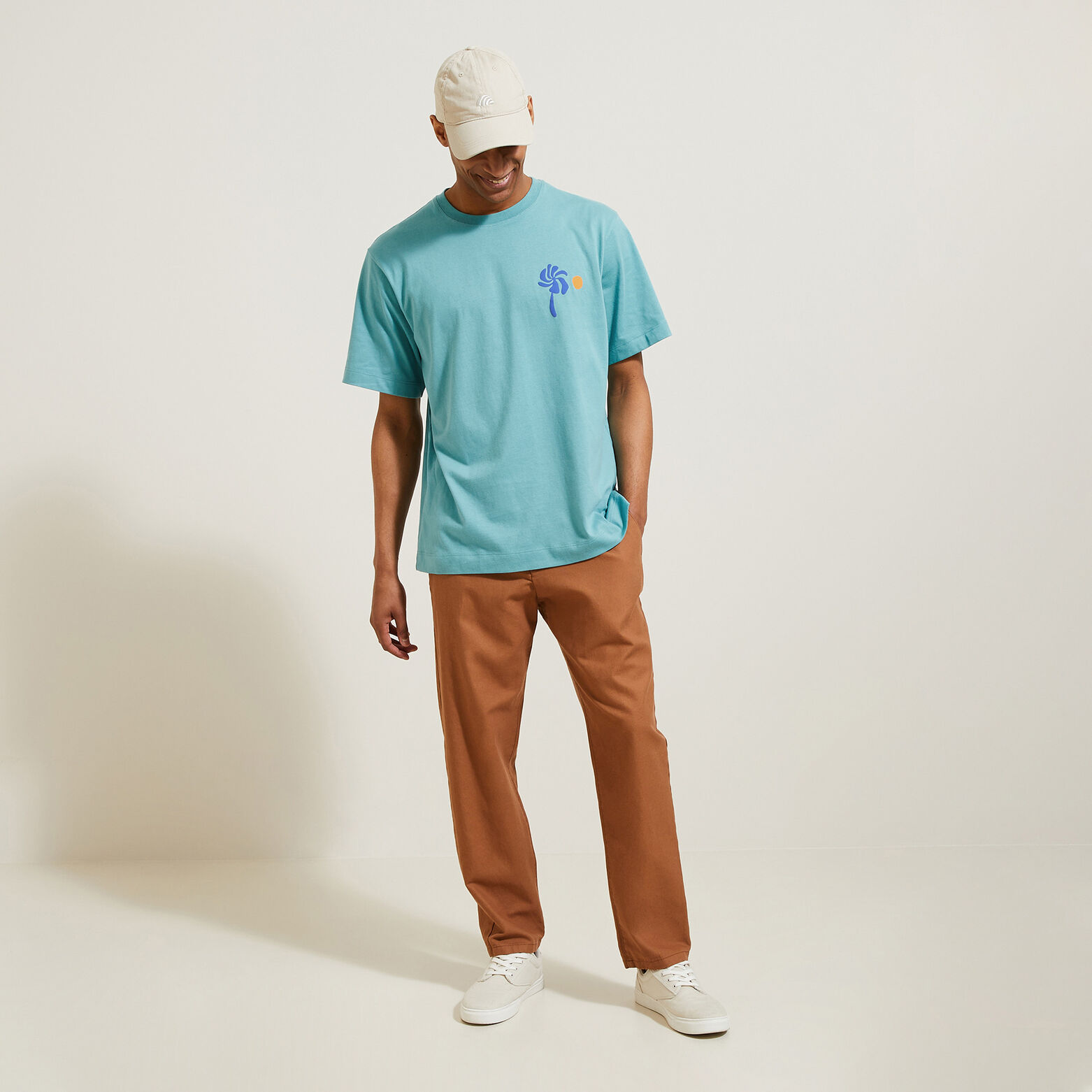 Tee shirt col rond imprim&eacute;