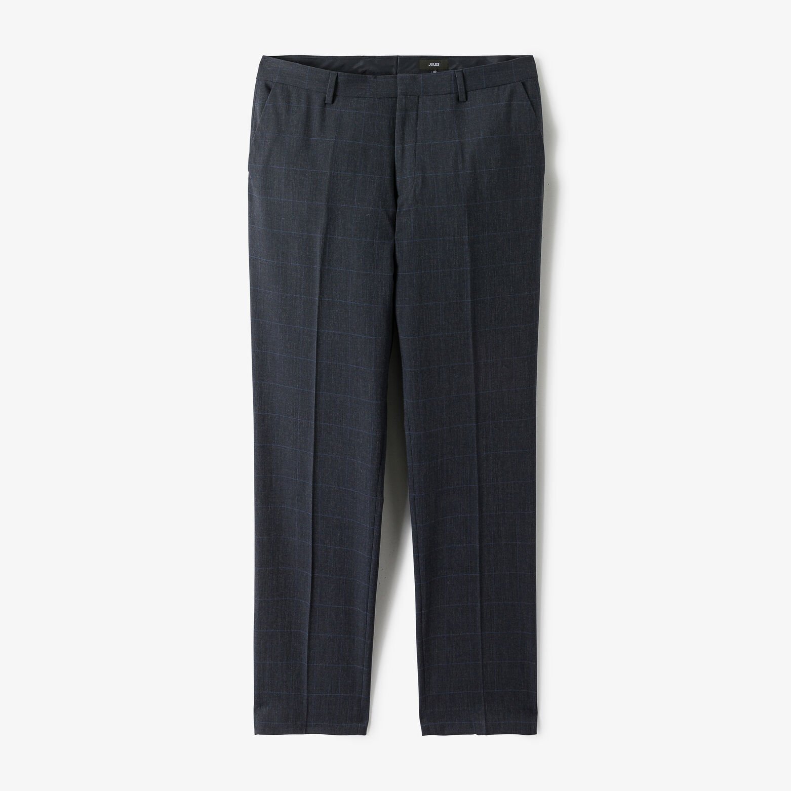 Pantalon de costume confort &agrave; carreaux