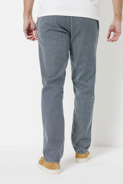 Loose jeans met plooien