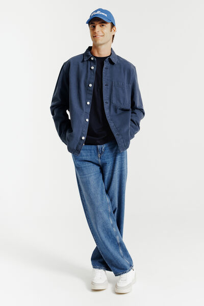 Tee shirt brod&eacute; poitrine en coton