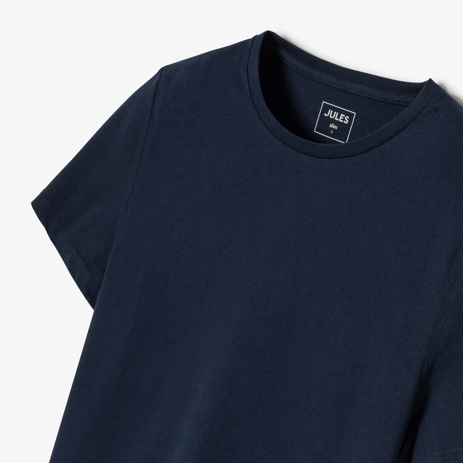 Basic T-shirt met ronde hals