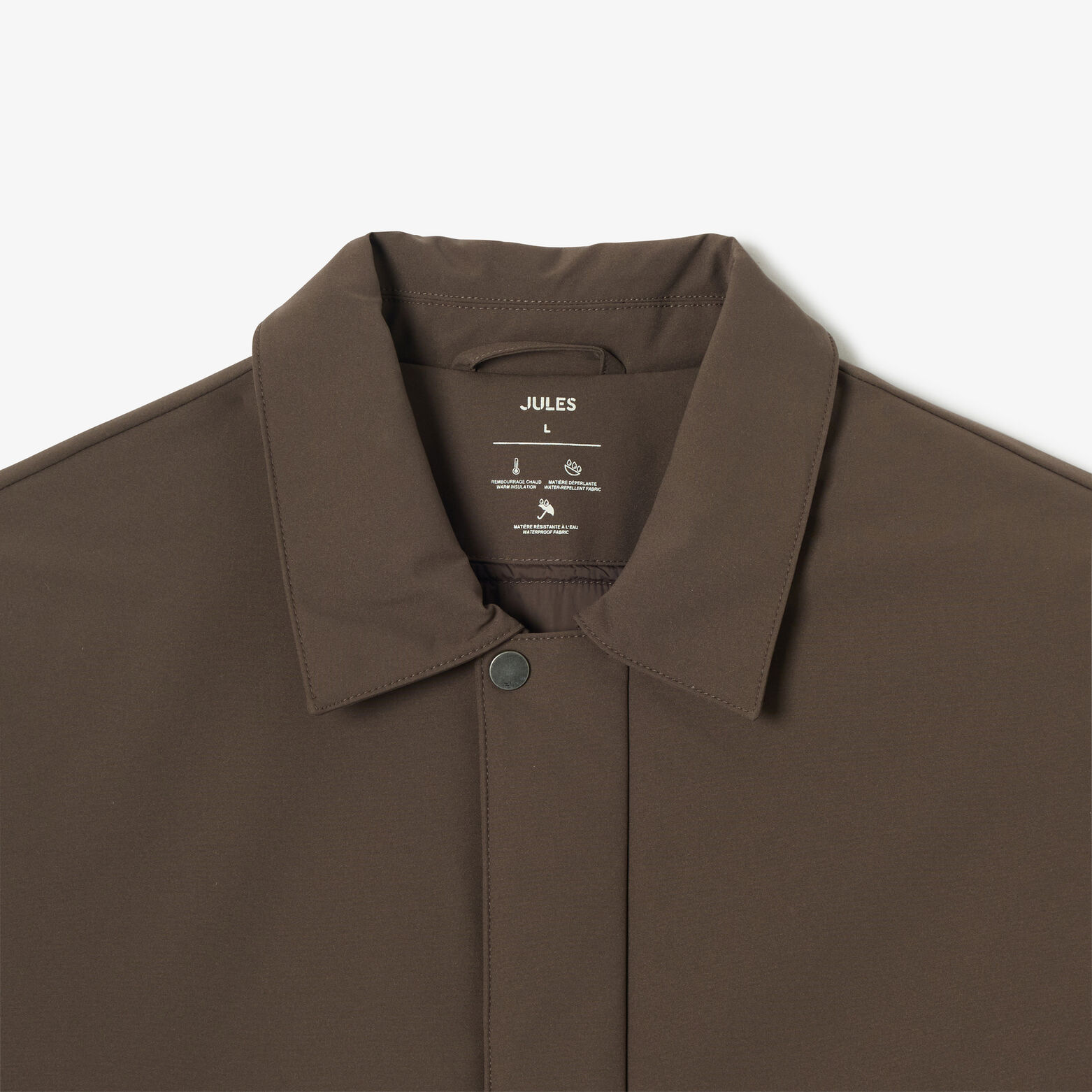 Blouson col chemise rembourr&eacute;