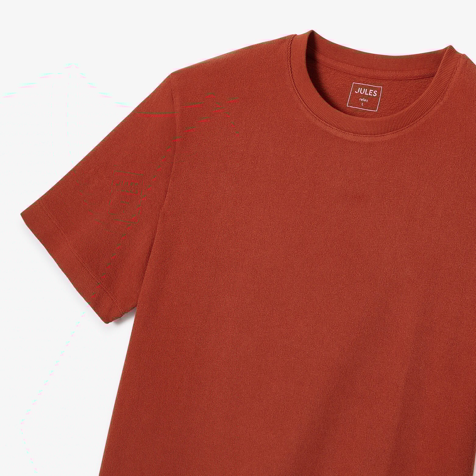 Tee shirt mati&egrave;re &eacute;ponge col rond