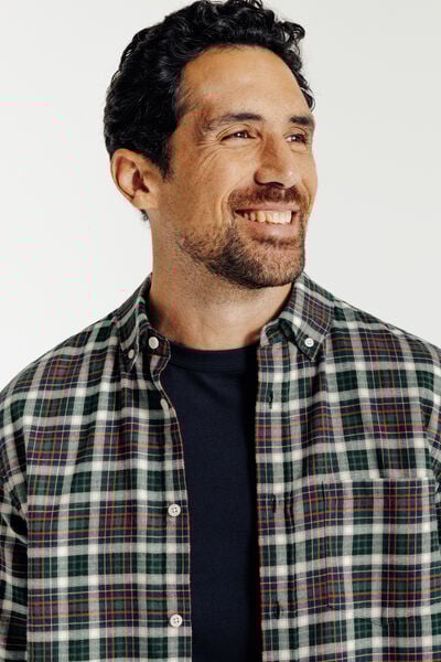 Chemise flanelle &agrave; carreaux