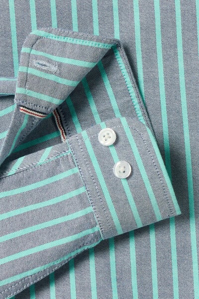 Chemise oxford ray&eacute;e "le parfait by JULES"