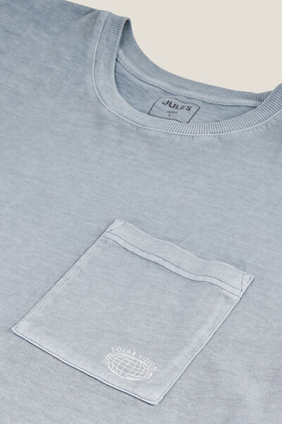 Tee shirt coton poche poitrine