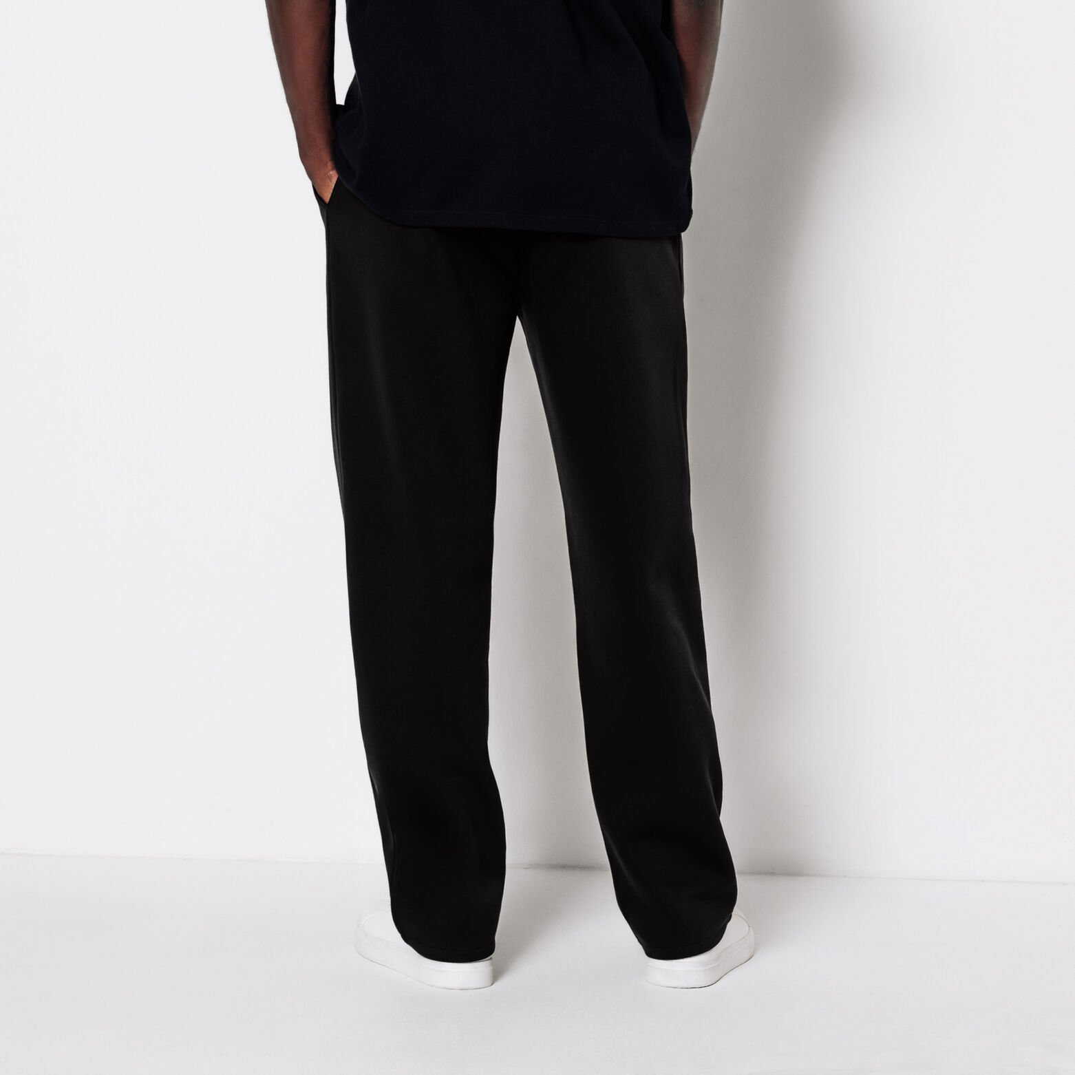 Jogging droit en molleton