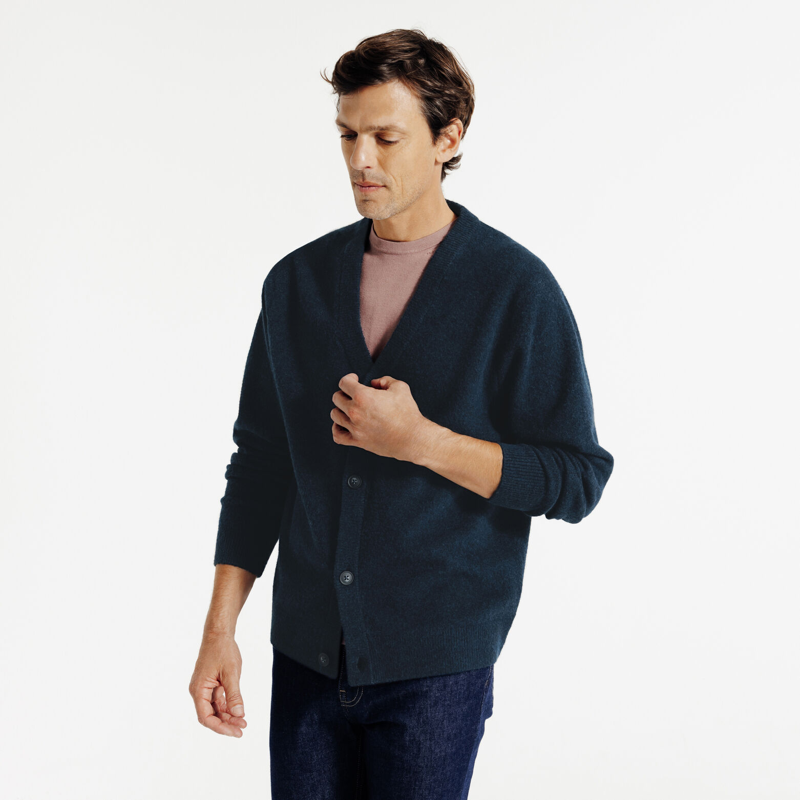 Gilet cardigan mousseux