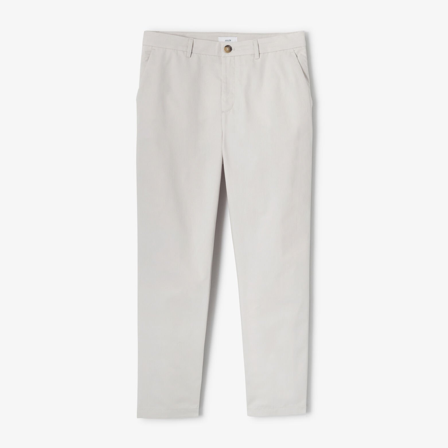 Verkorte tapered fit chinobroek