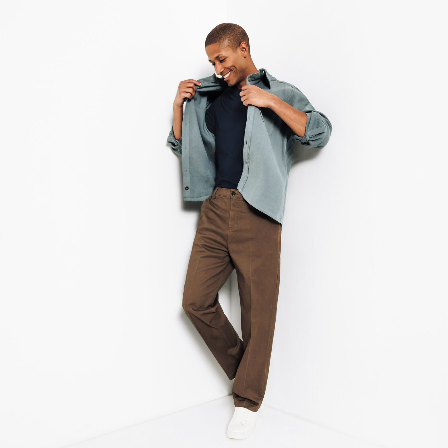 Basic T-shirt met ronde hals