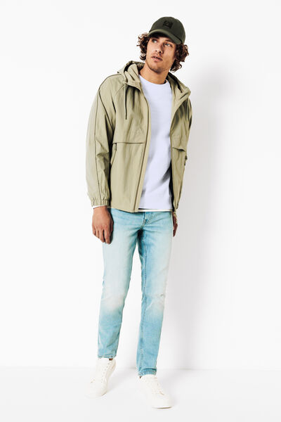 Sweater ronde hals in textuurstof