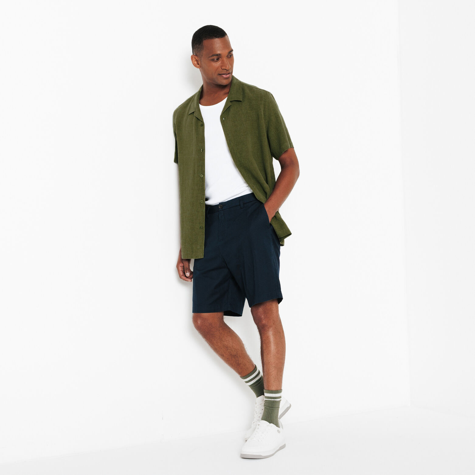 Chemisette en TENCEL&iquest; Lyocell col requin