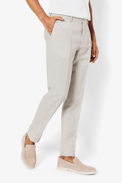 Pantalon de costume contenant du lin