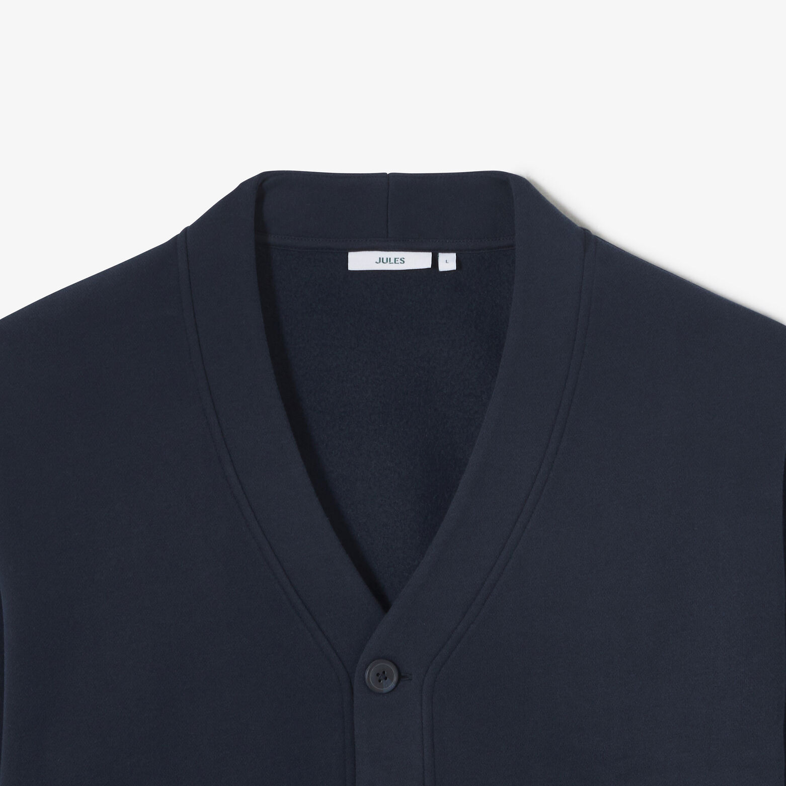 Sweat cardigan &agrave; boutons