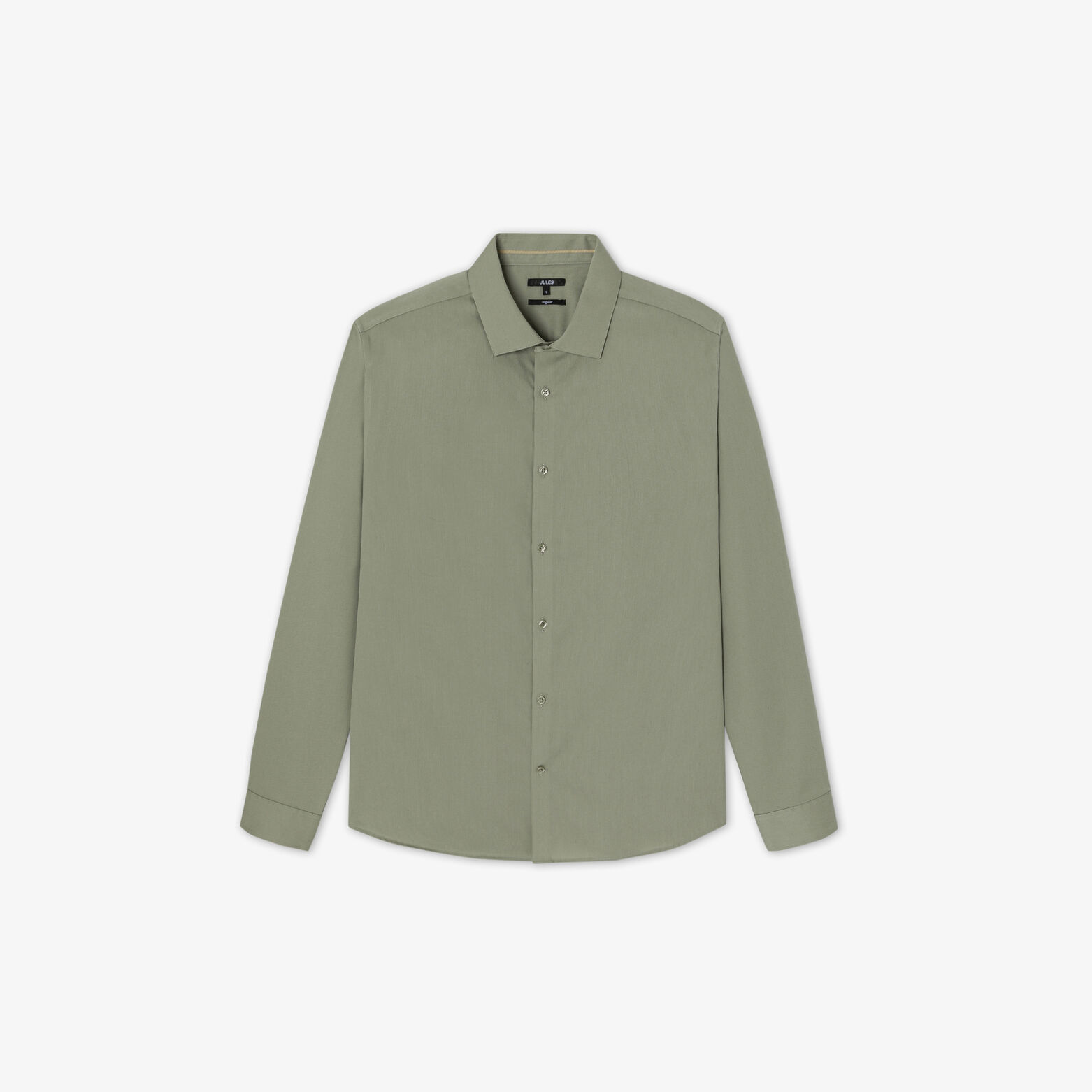 Chemise sans repassage en coton