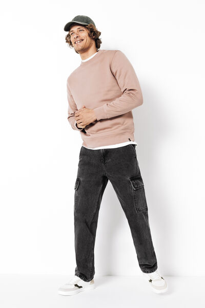 Jean loose poches cargo