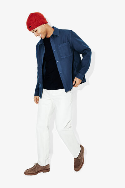 Surchemise en coton imprim&eacute;e