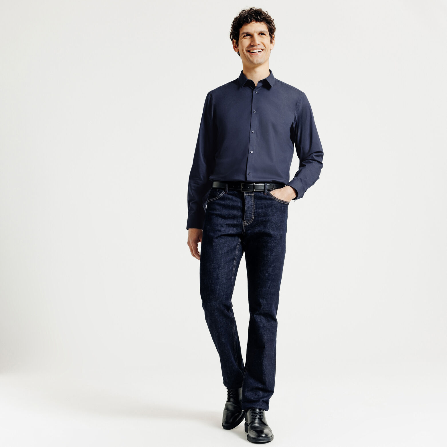 Chemise regular unie