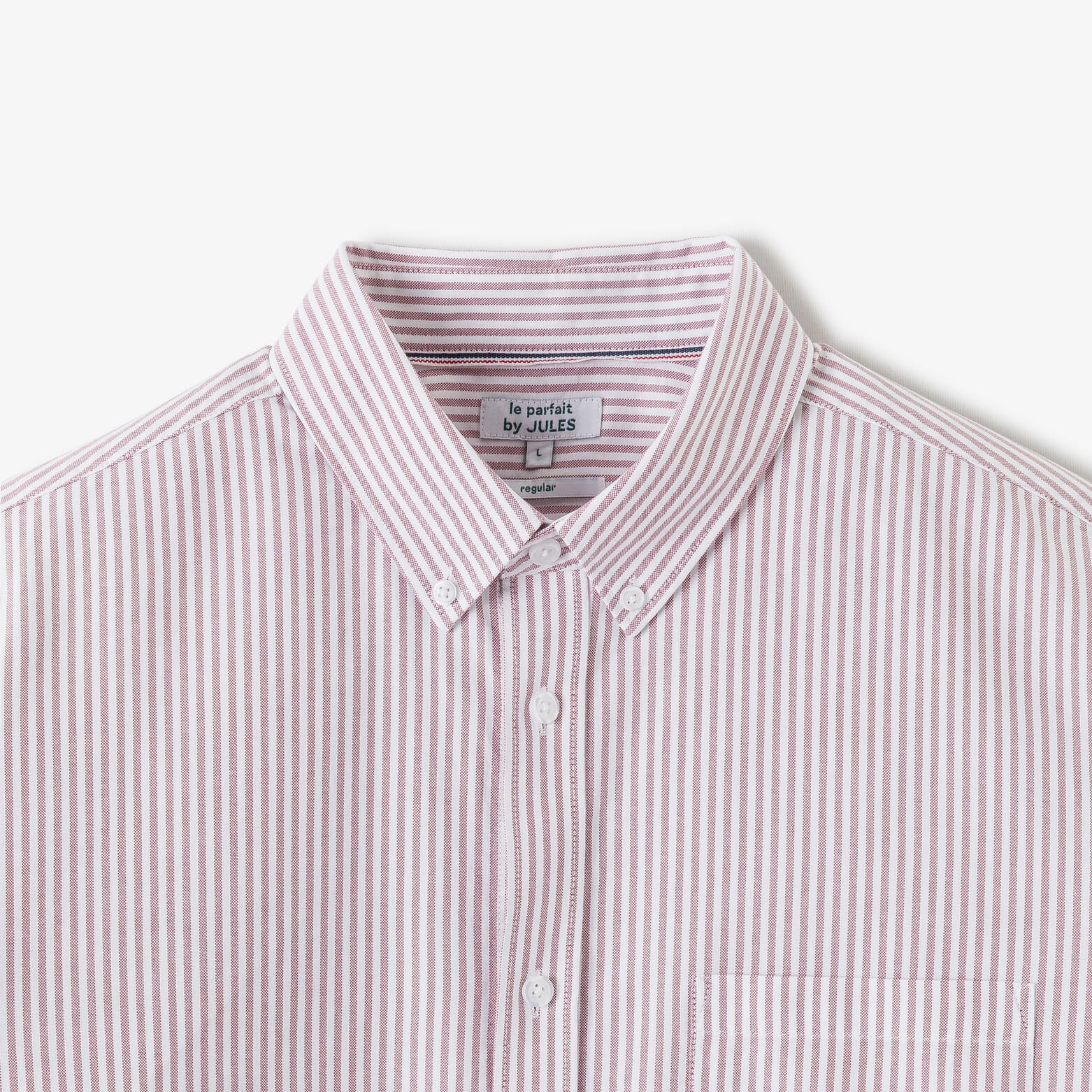 Chemise oxford ray&eacute;e "le parfait by JULES"