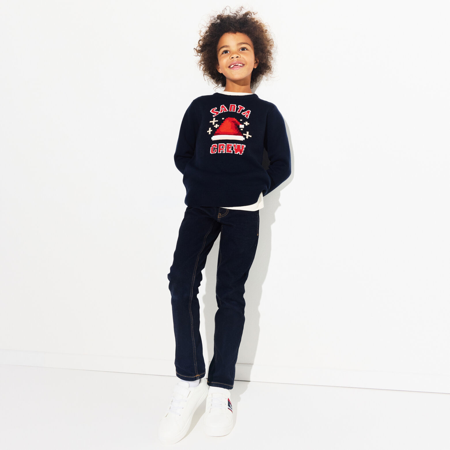 Kersttrui "Santa Crew" voor kinderen