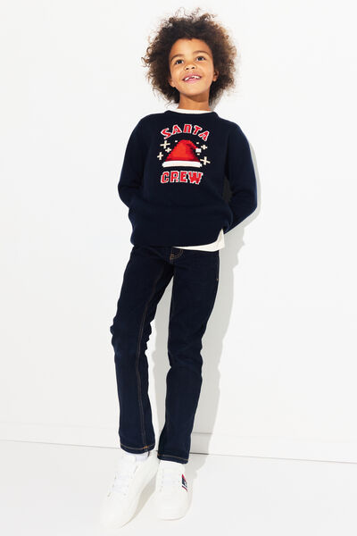 Kersttrui "Santa Crew" voor kinderen