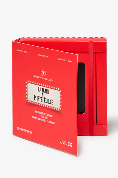 Coffret portefeuille en cuir