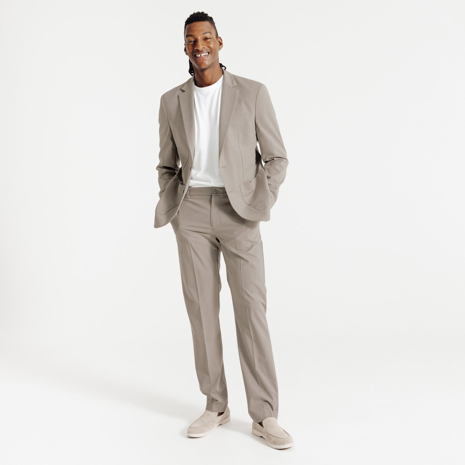 Costume 2 pi&egrave;ces confort - Ecru