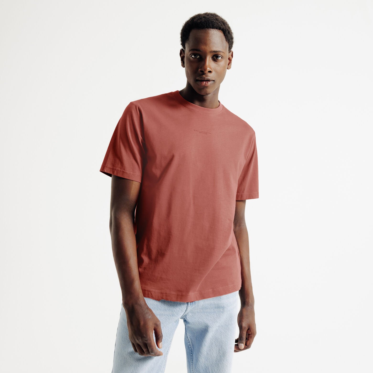 Tee shirt imprim&eacute; col rond