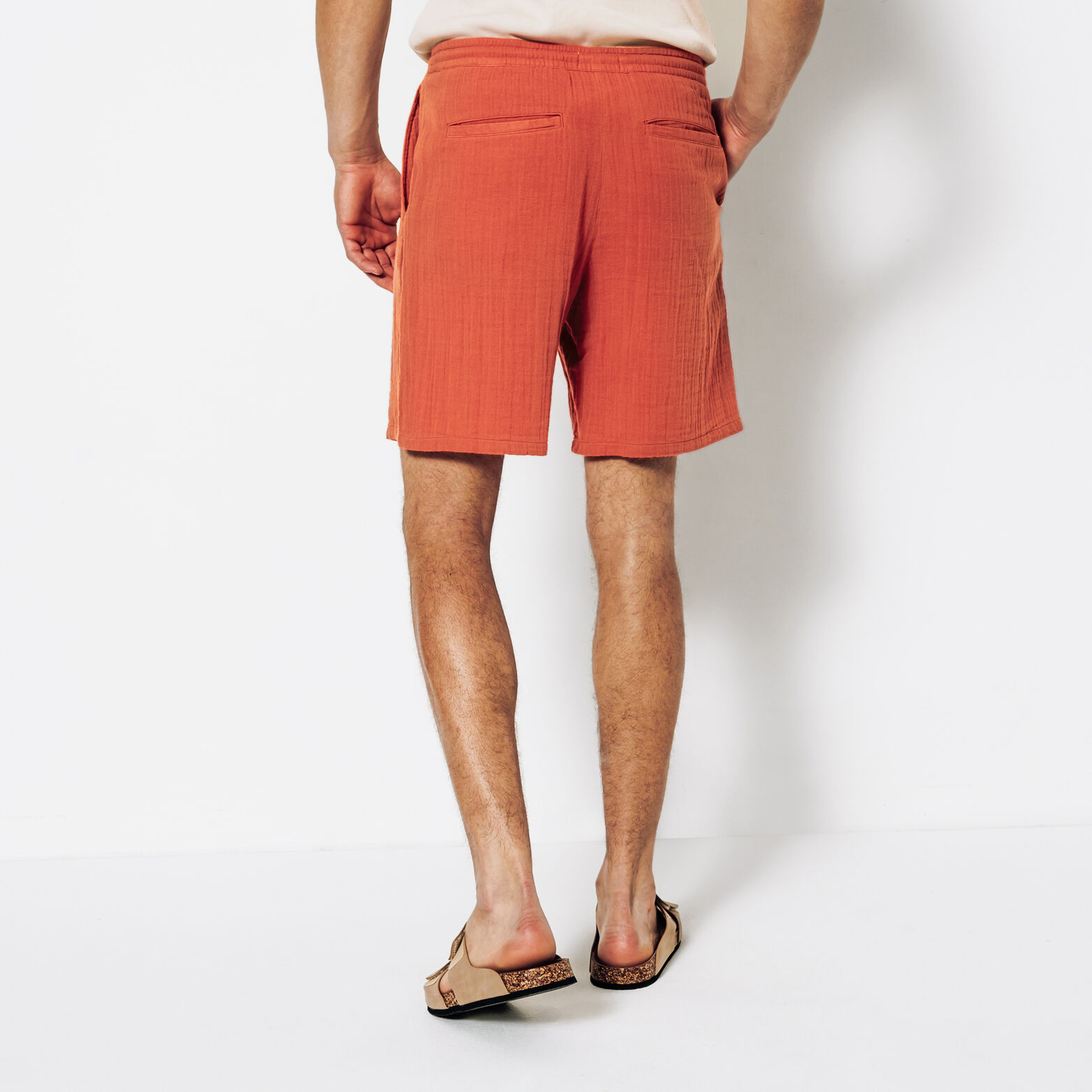 Short en gaze de coton