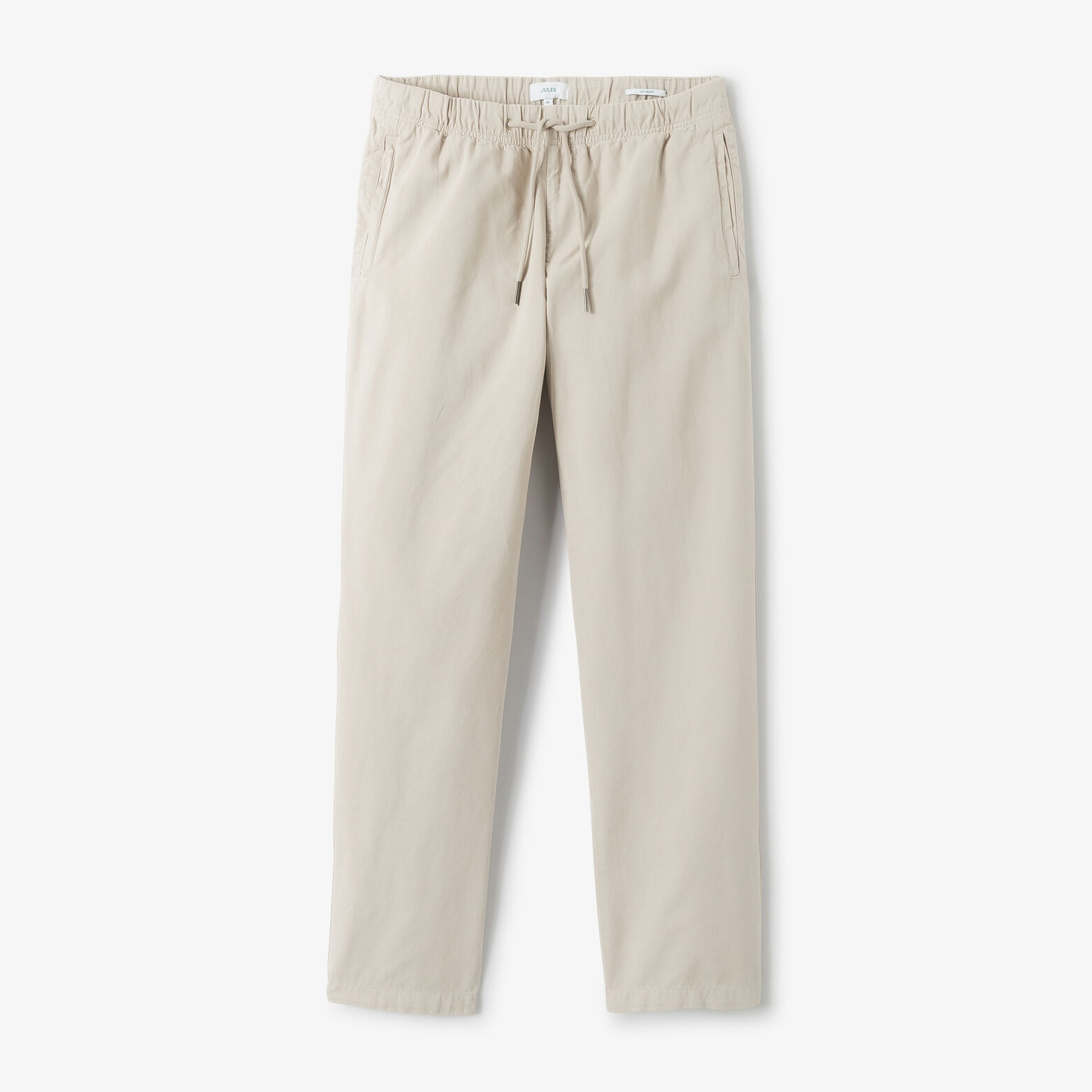 Pantalon straight taille &eacute;lastiqu&eacute;e