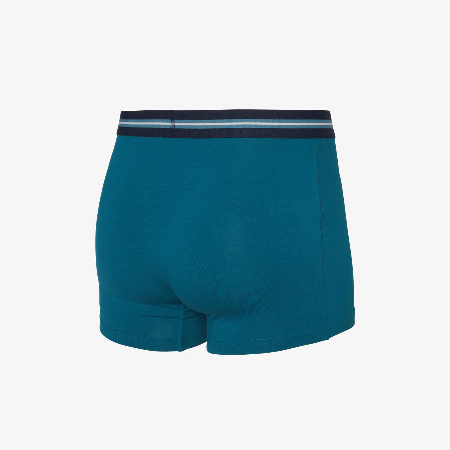 Boxer en coton avec ceinture ray&eacute;e