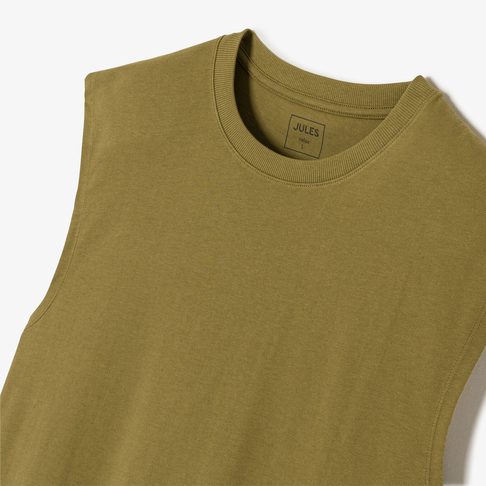 D&eacute;bardeur uni en coton