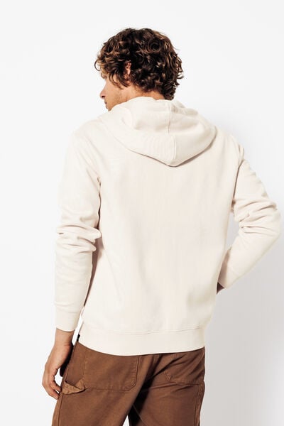 Sweater met kap en rits