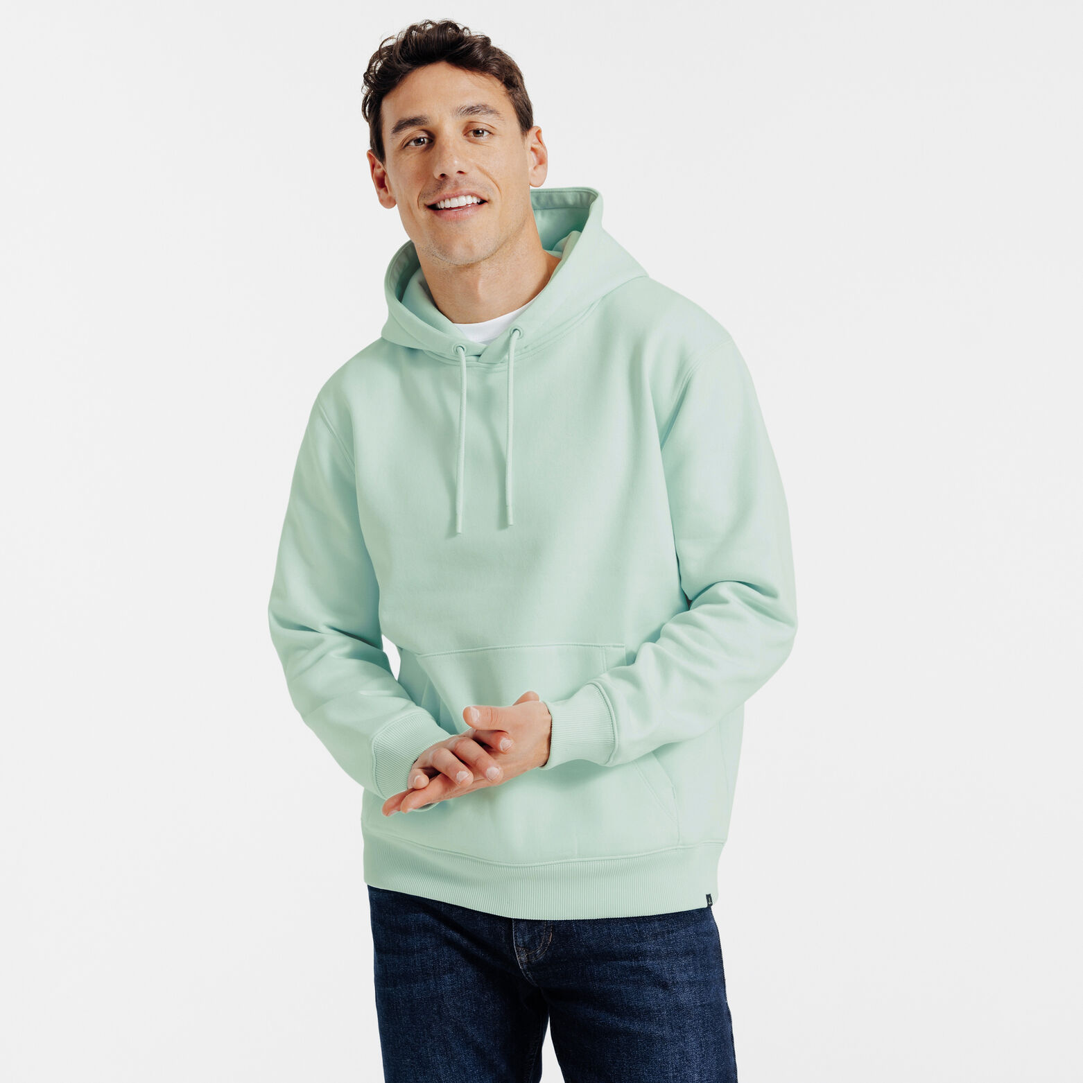 Sweat &agrave; capuche uni