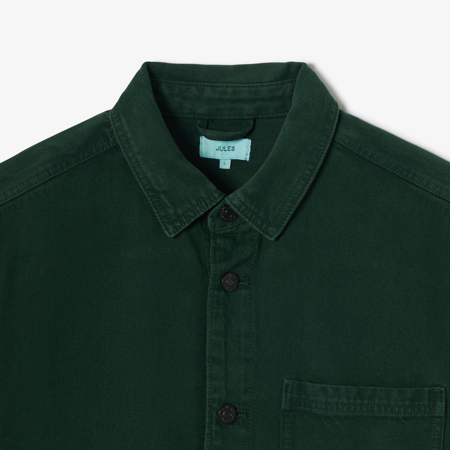 Surchemise en jean coton