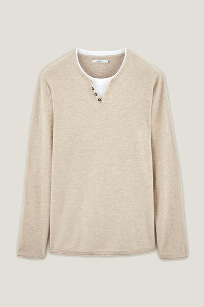 Pull col tunisien 2 en 1