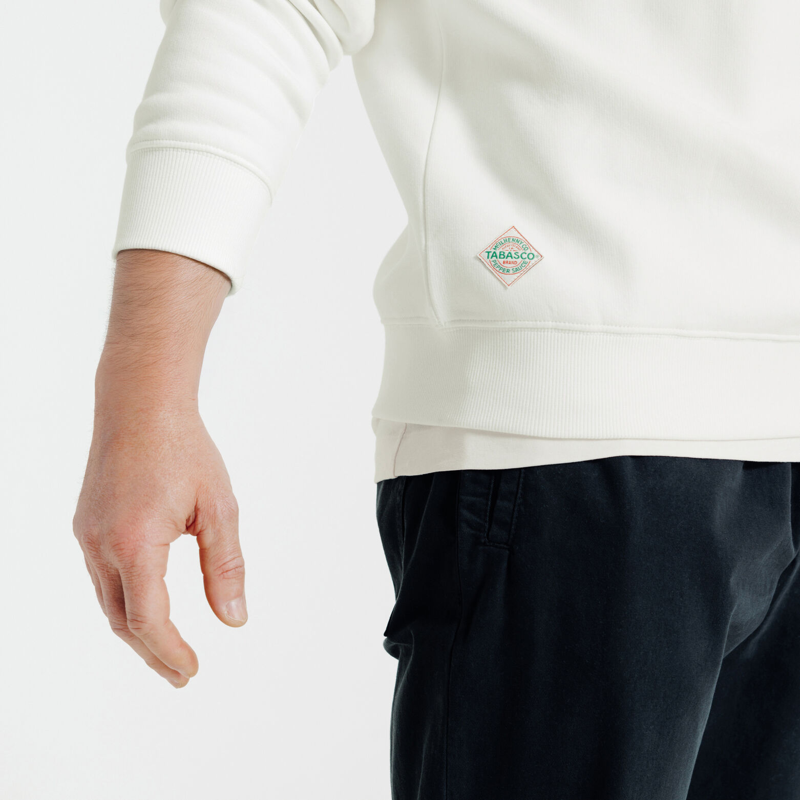 Sweat col rond imprim&eacute; licence Tabasco