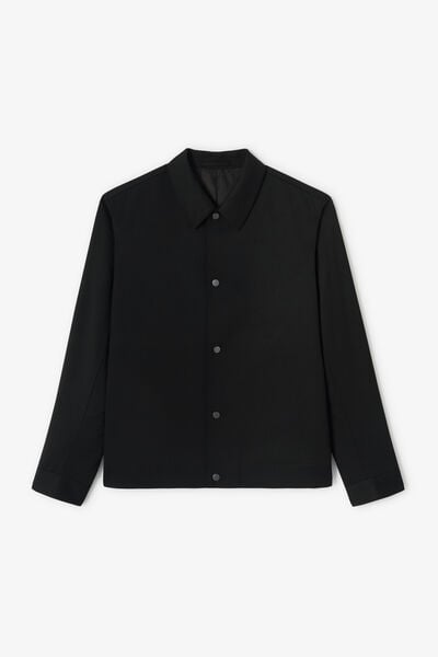 Veste pressionn&eacute;e col chemise