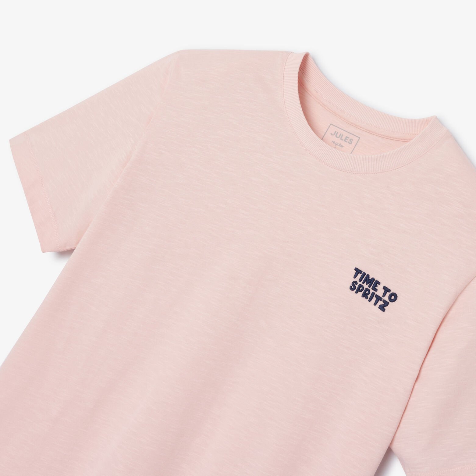 Tee shirt brod&eacute; en coton