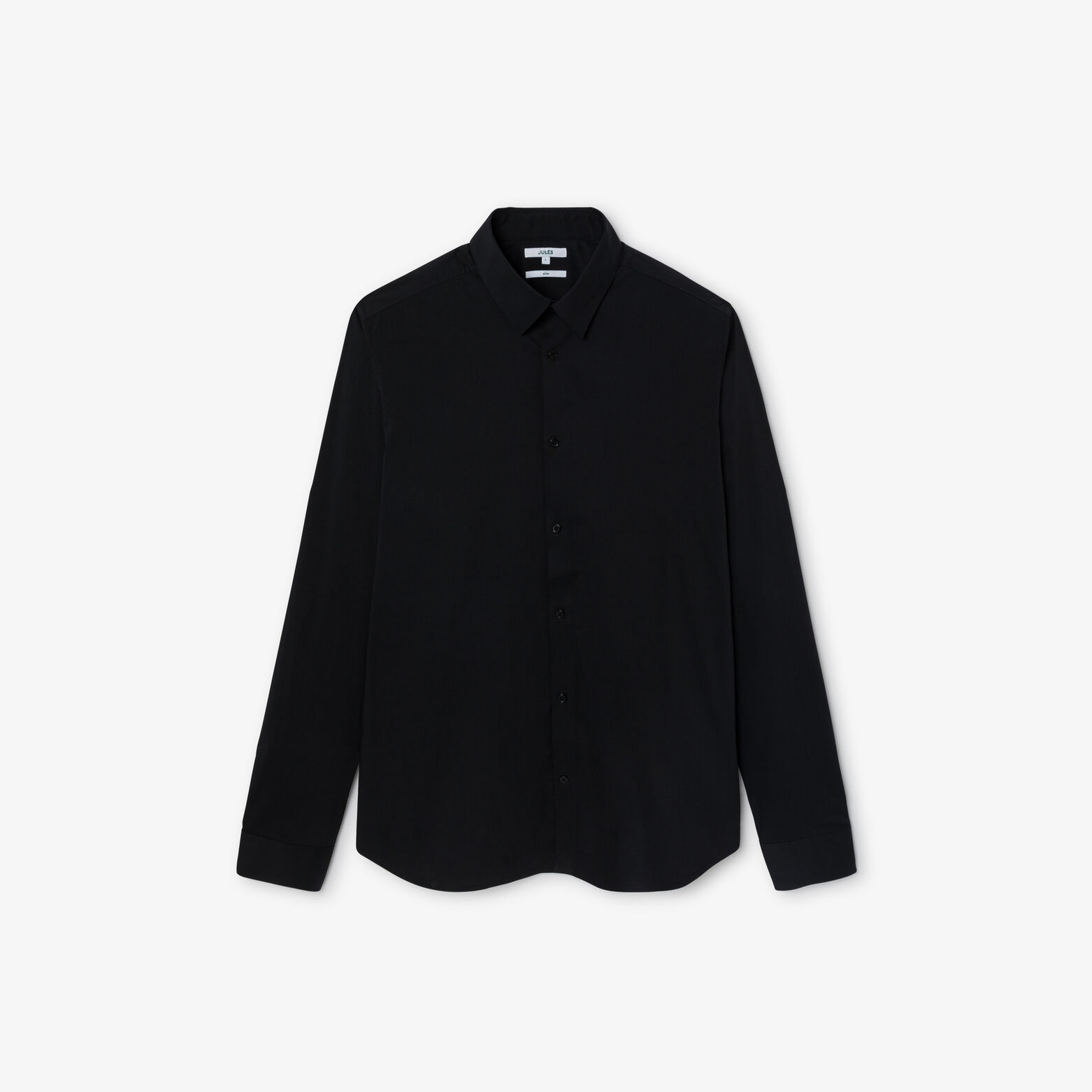 Chemise slim unie coton