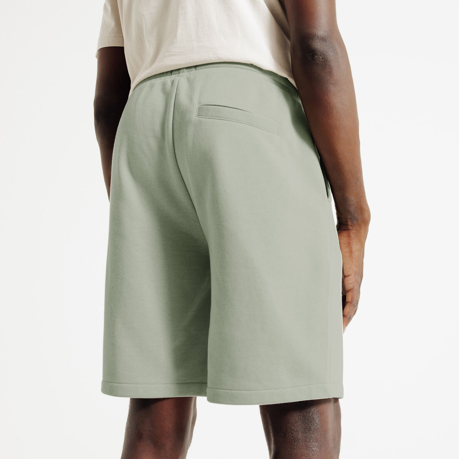 Short in molton, elastische tailleband